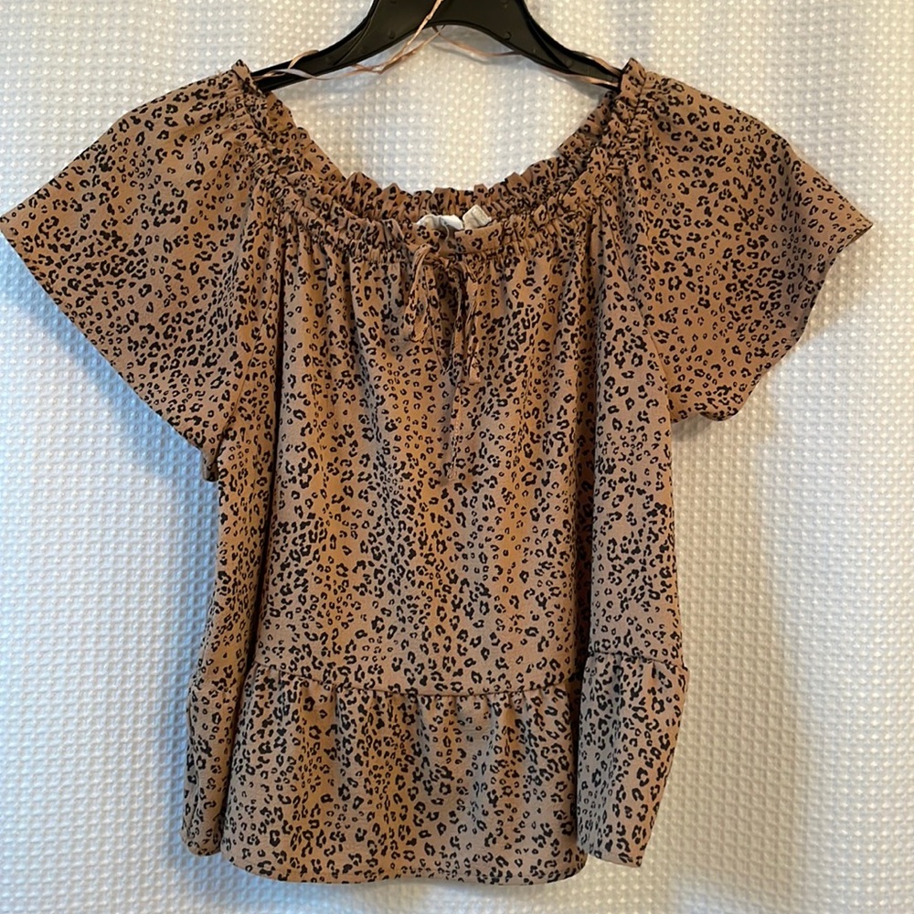 Leopard Print Blouse